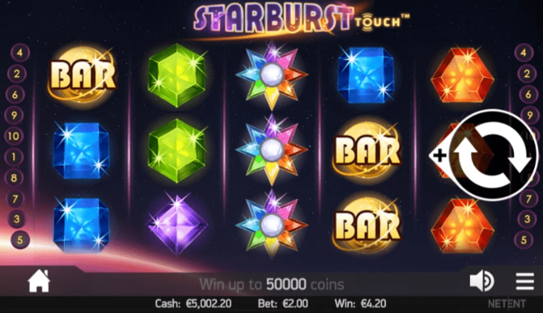 Starburst Slot example